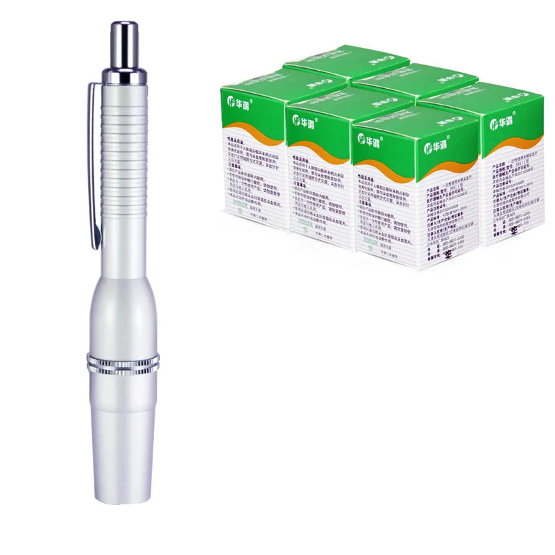 Bloodletting pen puncture cupping discharge silt painless exsanguination multiple bloodletting needle one-time blood collection