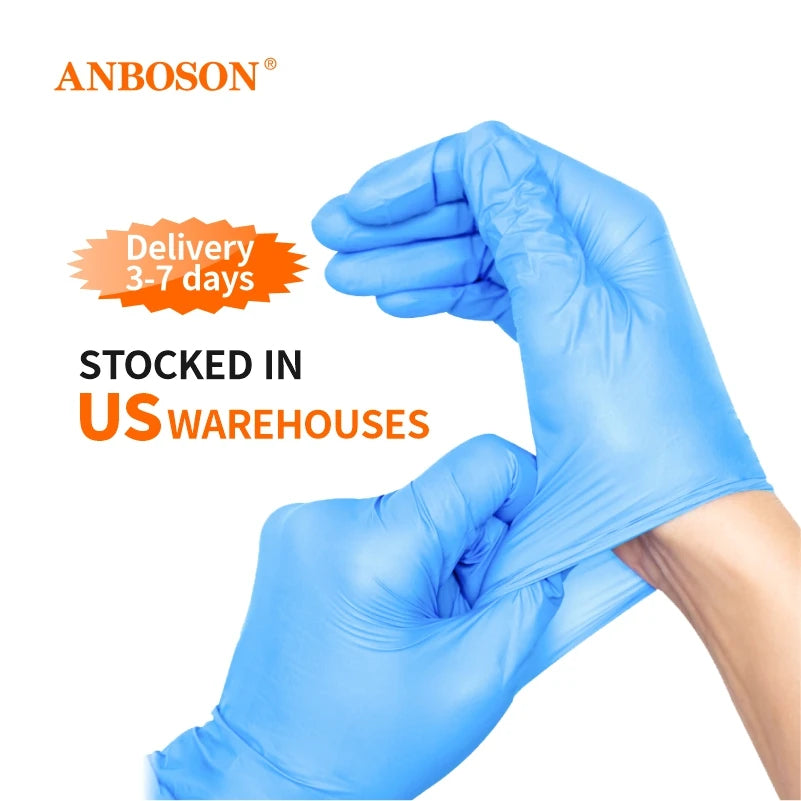 Latex free Gloves 100 Pcs Free Shipping