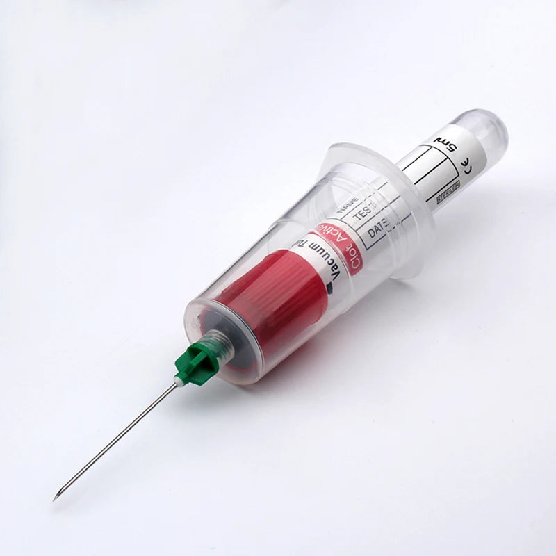 Disposable Vacuum Blood Collection Holder with Exchangeable Blood Draw Scalp Vein Set