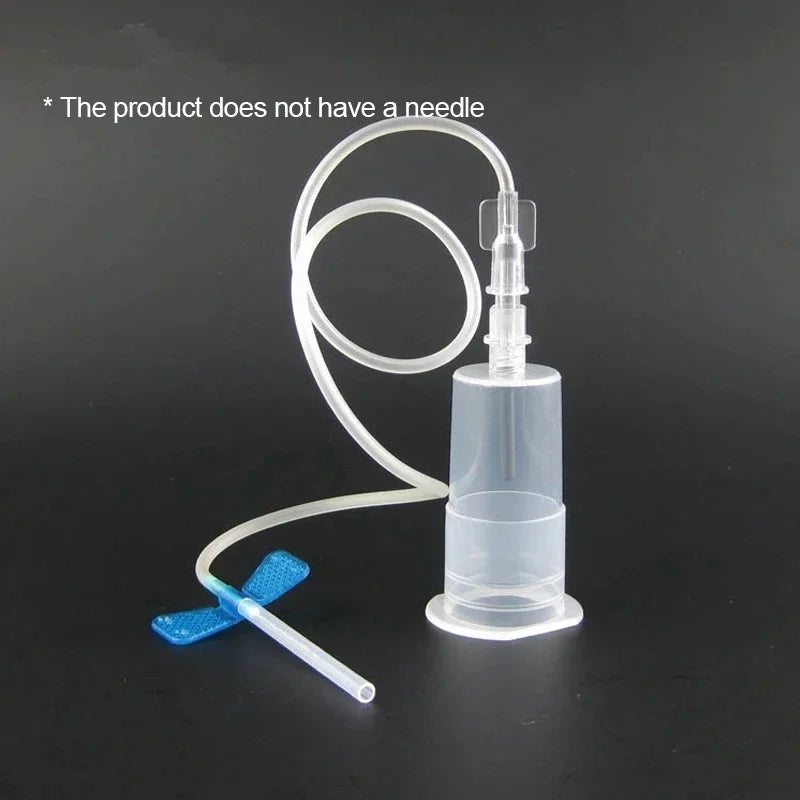 Disposable Vacuum Blood Collection Holder with Exchangeable Blood Draw Scalp Vein Set