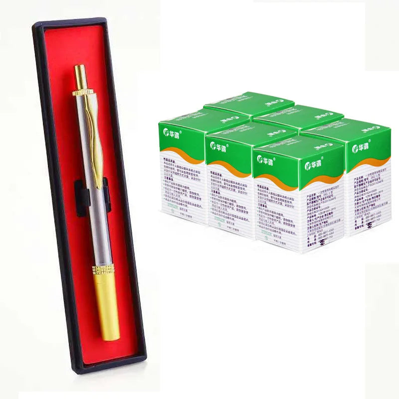 Bloodletting pen puncture cupping discharge silt painless exsanguination multiple bloodletting needle one-time blood collection