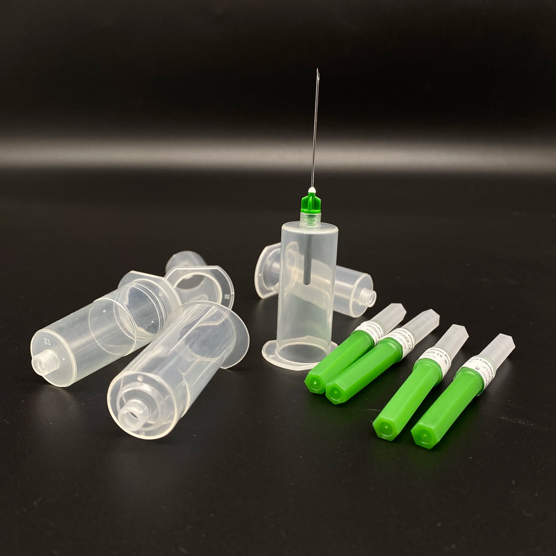 Disposable Vacuum Blood Collection Holder with Exchangeable Blood Draw Scalp Vein Set