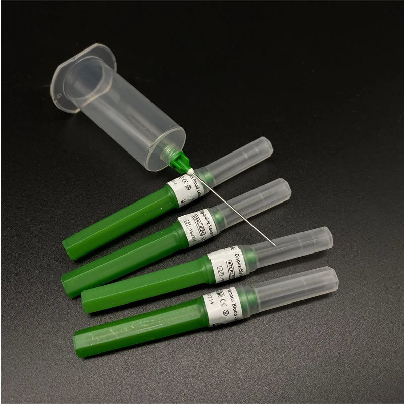 Disposable Vacuum Blood Collection Holder with Exchangeable Blood Draw Scalp Vein Set