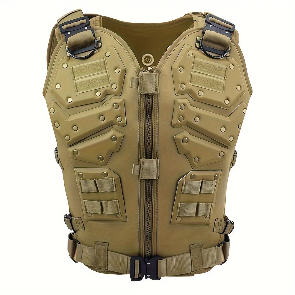 50 % off free delivery Tactical Vest for Men Vest Youth Adjustable Vest Fit Adult Cosplay Costumes Suitable for weights below 85 kg (187.39 lb)