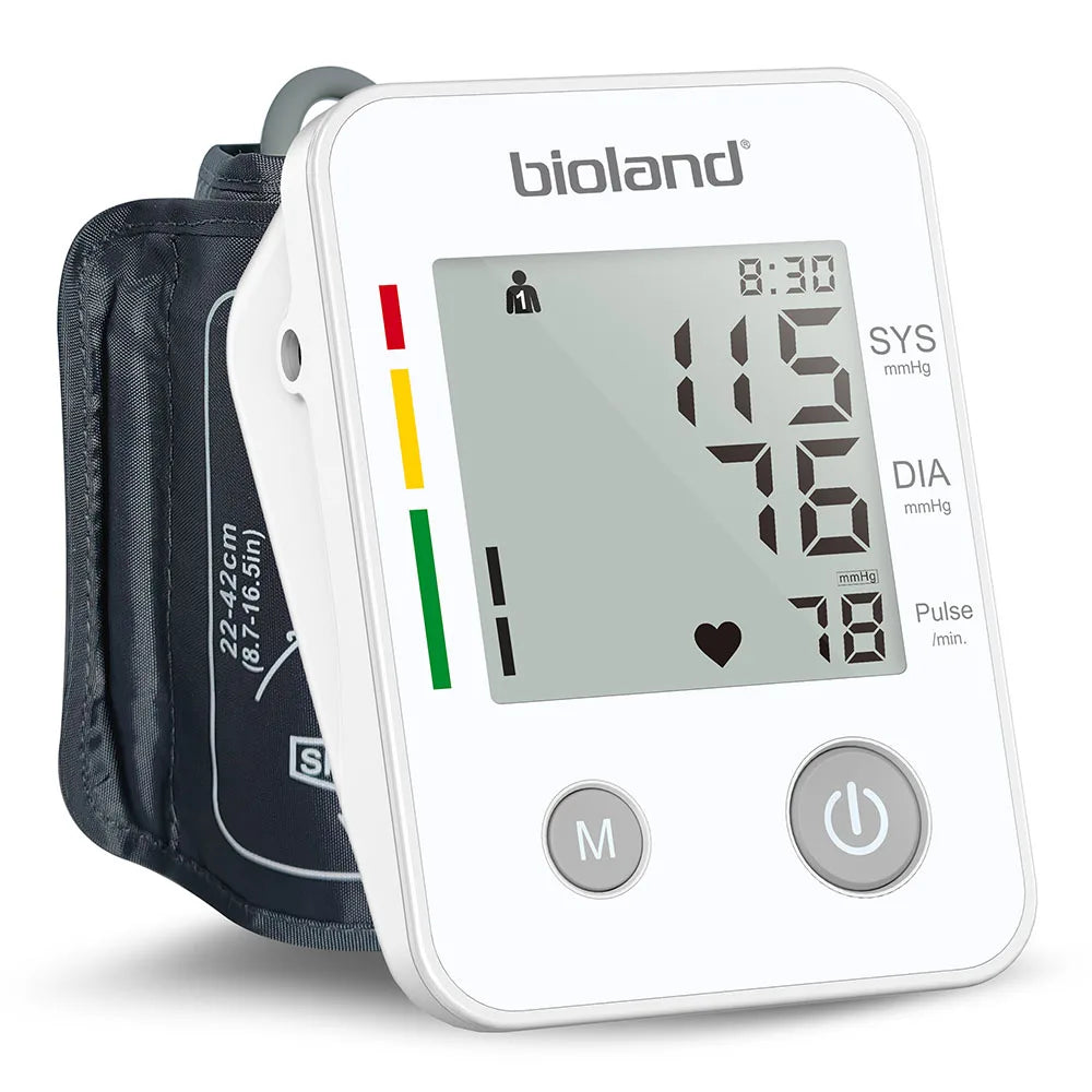 bioland Blood Pressure Monitor 2008 Tensiometer Upper Arm Automatic Digital BP Measuring Device 2005-1 Pulse Heart Rate Monitor