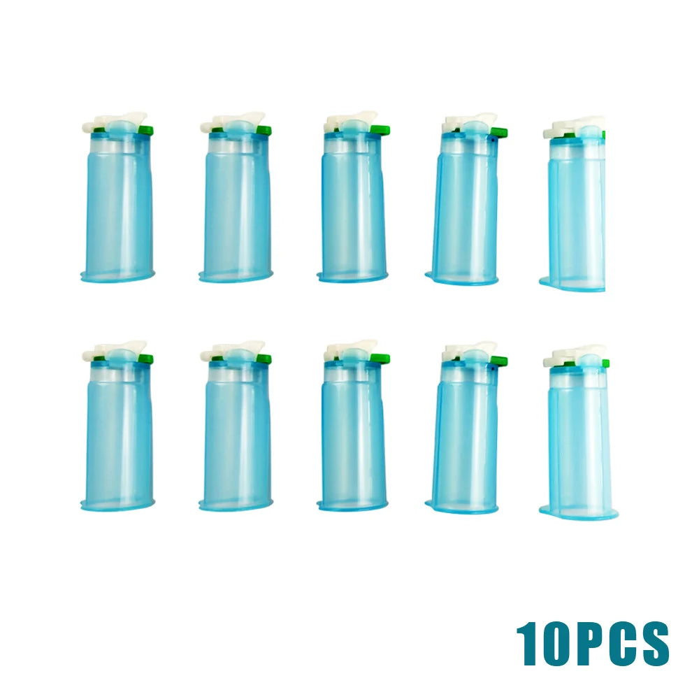 10pcs Disposable Vacuum Blood Collection Tube Needle Holder for Blood Collection Without Needle