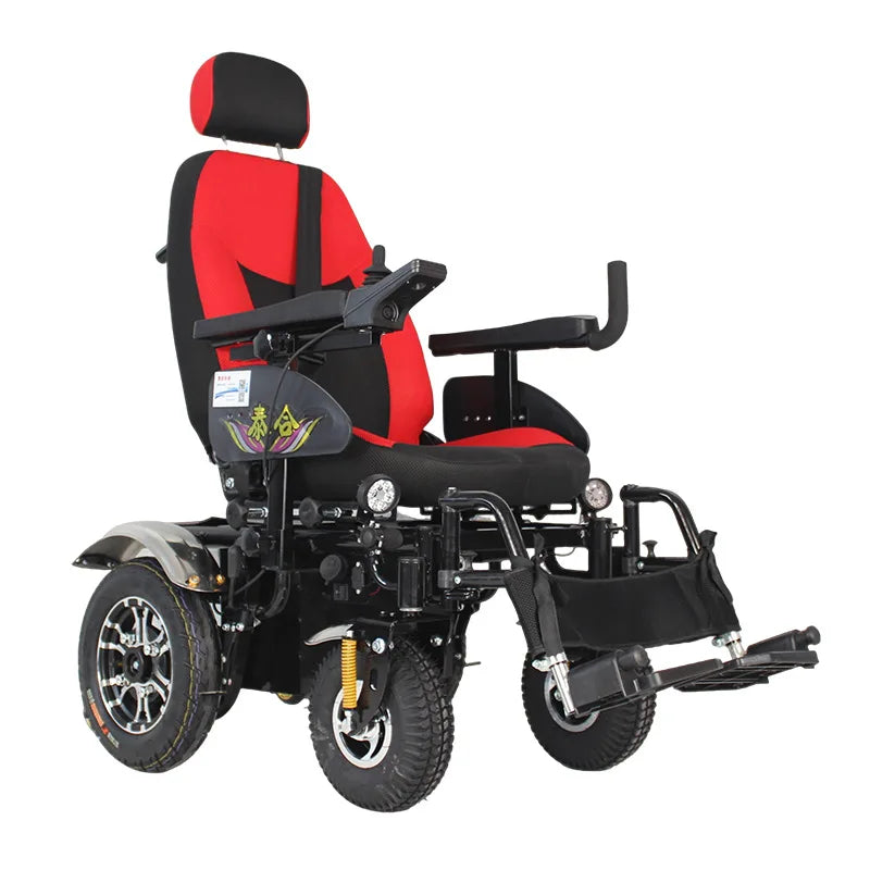 Disabled brushless electric wheelchair wheelchair electric folding automatic stair climbing ce certification