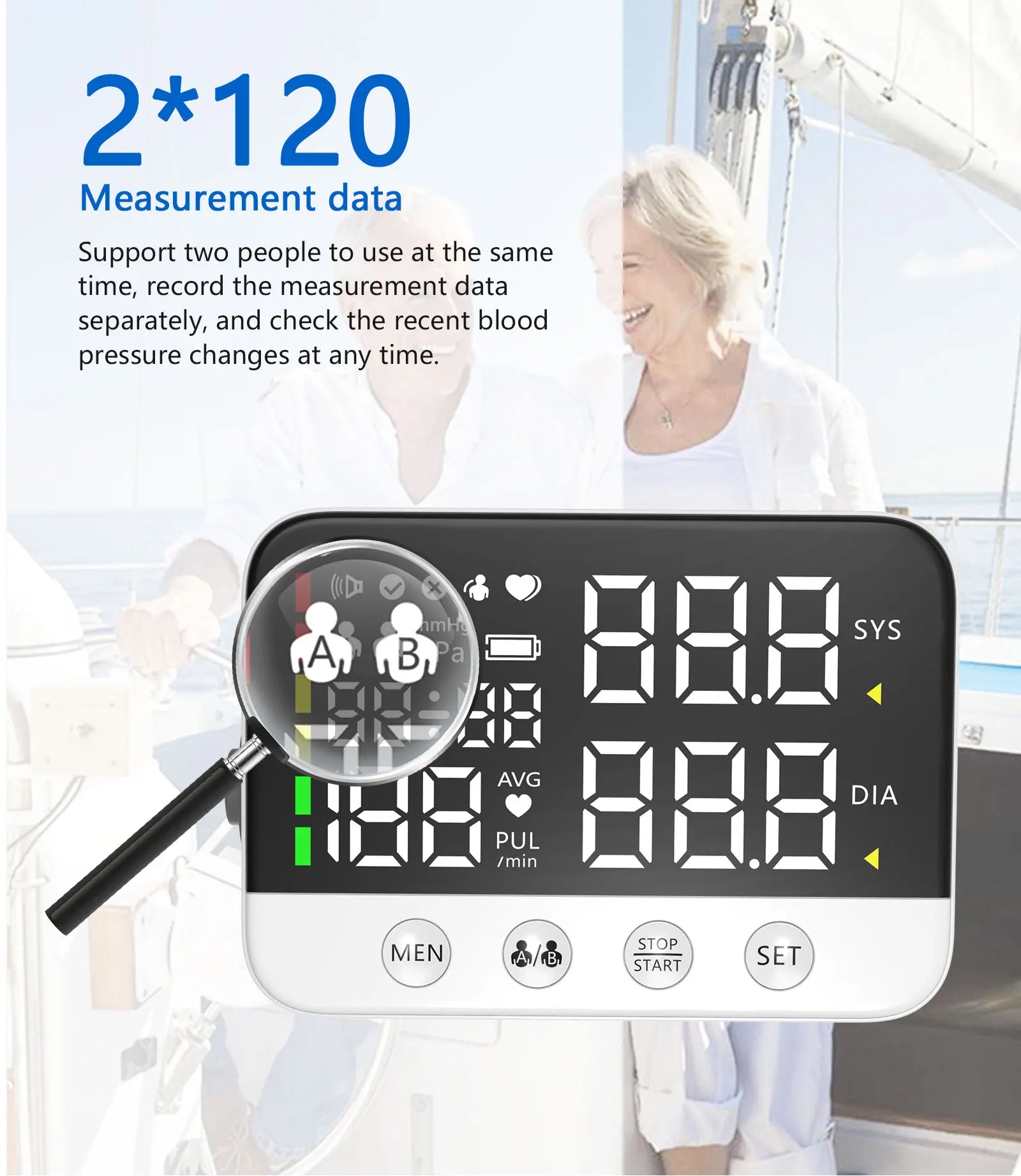 Medical BP Monitors Rechargeable Free shipping 5-8 business days