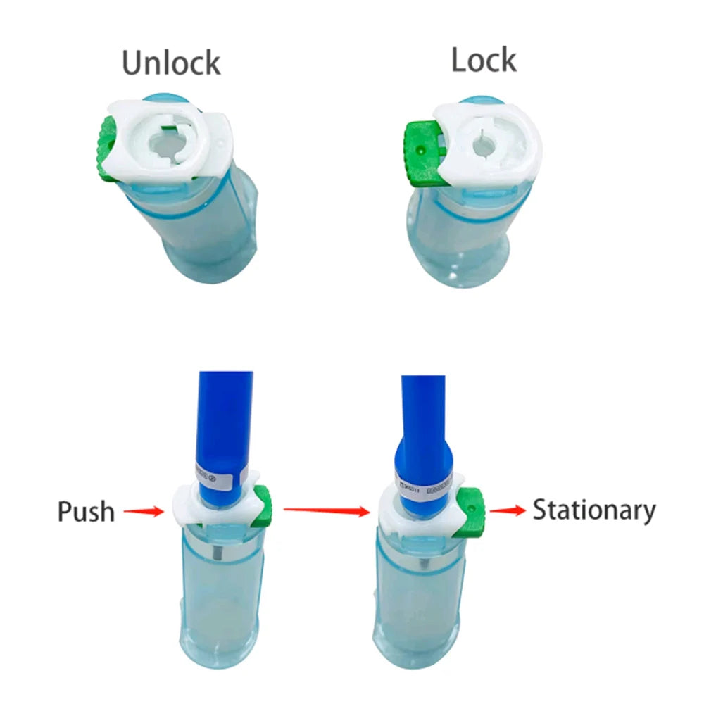 10pcs Disposable Vacuum Blood Collection Tube Needle Holder for Blood Collection Without Needle