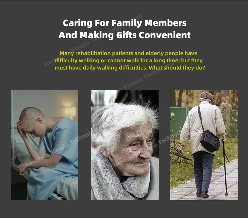 Elderly Training Walking Aids Can Sit Foldable Storage Walker Three Wheeled Carts Shopping Carts Are Portable And Lightweight